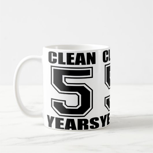 5 jaar koffie Mok Gift Charles Meade (Links)