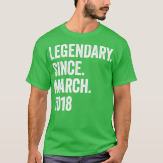 5 jaar Legendary sinds maart 2018 5th Birthday1 T-shirt