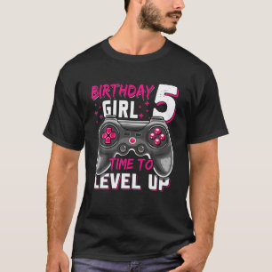 5 jaar meisje van vijf jaar oud niveau 5 open v t-shirt
