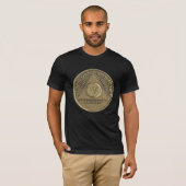 5 Jaar Nuchter Jubileummunt T-shirt (Voorkant volledig)