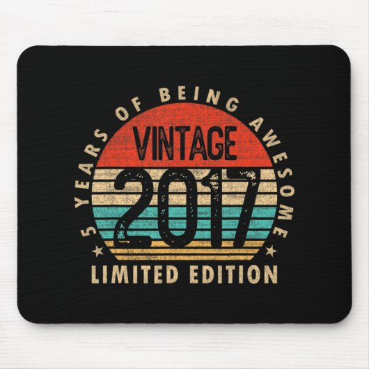 5 jaar Old Gifts 2017 Limited Edition 5th Muismat (Voorkant)