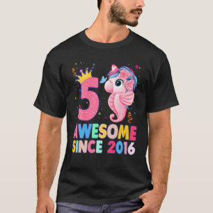 5 jaar oud 5 jaar oud 5 jaar oud zeebaars Unicorn T-shirt
