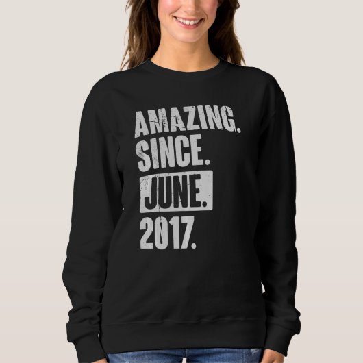 5 jaar oud 5e verjaardag geweldig sinds juni 2017 trui (Voorkant)