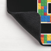 5 jaar oud blokgebouw muismat (Hoek)