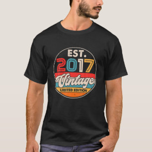 5 jaar oud dagblad geboren in 2017 5e verjaardag t-shirt