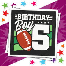 5 Jaar Oud Football Party Thema 5e Verjaardags Jon