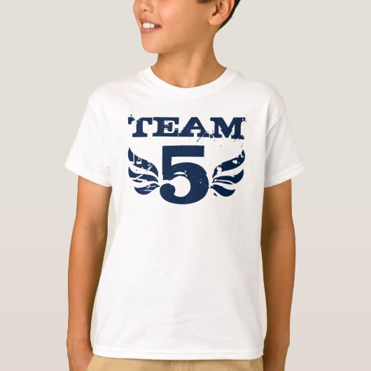 5 Jaar Oud Jongen Verjaardag T-shirt (Voorkant)