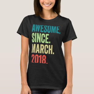5 Jaar Oud Maart 2018 5de Verjaardagsjongen 1 T-shirt