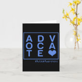 5 jaar oude Autistic Boy Girl Autism Aware Kaart (Gele Bloem)