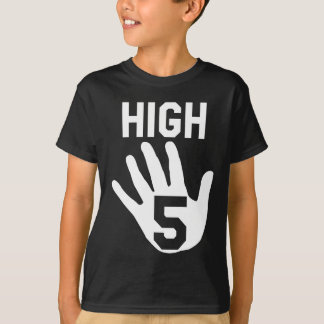 5 jaar oude dag "High 5" T-Shirt