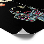 5 jaar oude geboorte jongen geeft astronaut 5e geb poster (Hoek)