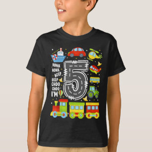 5 jaar oude jongens meisjes kinderen 5e verjaardag t-shirt