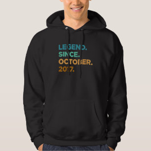 5 jaar oude legering sinds oktober 2017 5e verjaar hoodie