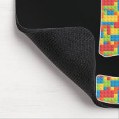 5 jaar oude schenkingen bouwstenen 5e geboortedag muismat (Hoek)