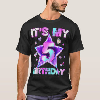 5 Jaar Oude Verjaardag Kpop Peuter 5e Verjaardag T-shirt