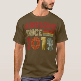 5 jaar oude verjaardagscadeau  Geweldige sinds 201 T-shirt