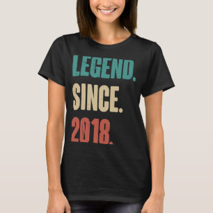 5 jaar oude Vintage 2018 T-shirt