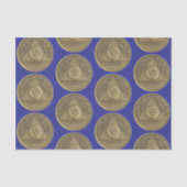 5 jaar Recovery Jubileum Coin Tissuepapier (Voorkant)