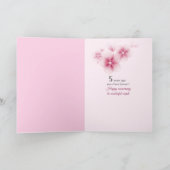 5 jaar roze tulpen in water kaart (Binnen)