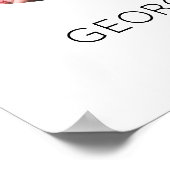 5 Jaar Samen Foto Collage Huwelijksjubileum Poster (Hoek)