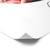 5 jaar samen Fotocollage bruiloft Jubileum Poster (Hoek)