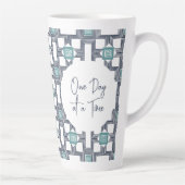 5 jaar Sobirety Birthday Jubileum Latte Mok (Rechts)