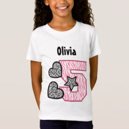 5 jaar Zebrastripes 5 jaar V02B T-shirt