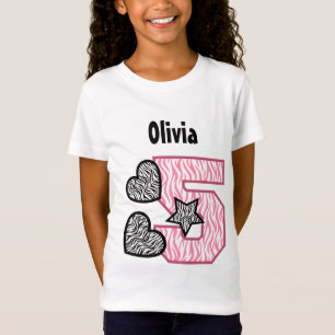5 jaar Zebrastripes 5 jaar V02B T-shirt