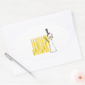 5 januari ovale sticker (Envelop)