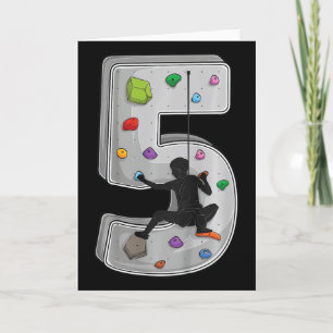 5-jarige klimt 5e verjaardagsavonturen C Kaart