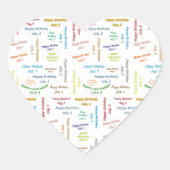 5 juli, Sticker (Voorkant)