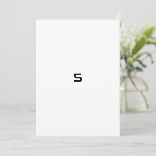 5 KAART (Staand voorkant)