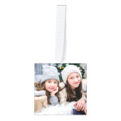 5 Kinder foto-kerstfamilie dij-jascript cadeau Decoratie (Voorkant)