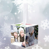 5 Kinder foto-kerstfamilie dij-jascript cadeau Decoratie