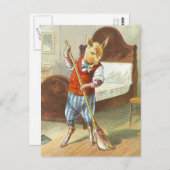 5 Kleine varkens: De startpagina Briefkaart (Voorkant / Achterkant)