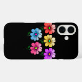 5 kleuren bloemen ontwerp Case-Mate iPhone case (Achterkant (horizontaal))