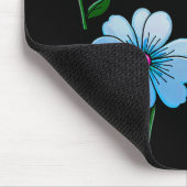 5 kleuren bloemen ontwerp muismat (Hoek)