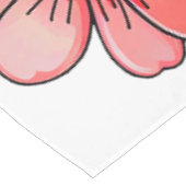 5 kleuren bloemen ontwerp tafelkleed (Gekanteld)