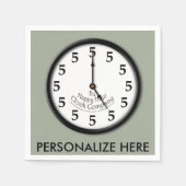 5-Klokklok Servet (Voorkant)