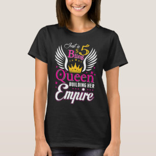 5 Koningin voor vrouwen Dames in Paparazzi T-shirt