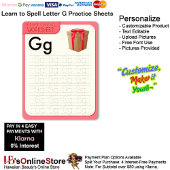 5 Learn To Spell Letter G Teacher Home Schooling