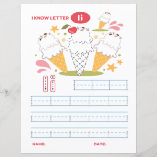 5 Learn To Spell Letter I Teacher Home Schooling (Voorkant)