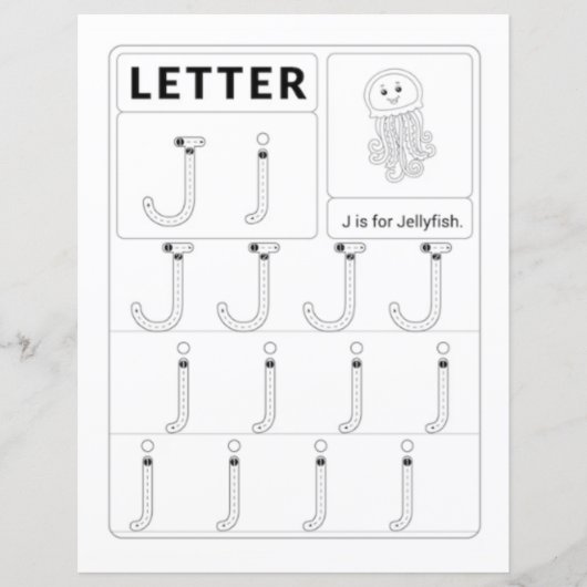5 Learn To Spell Letter J Teacher Home Schooling (Voorkant)