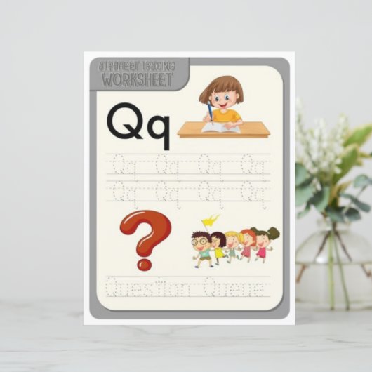 5 Learn To Spell Letter Q Teacher Home Schooling (Staand voorkant)