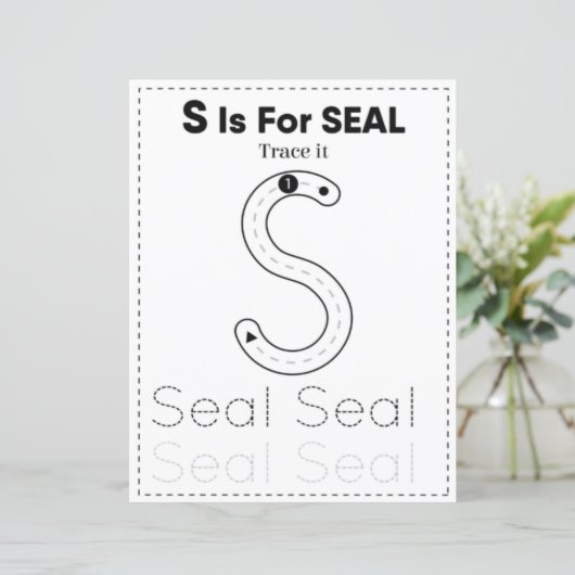 5 Learn To Spell Letter S Teacher Home Schooling (Staand voorkant)