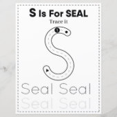 5 Learn To Spell Letter S Teacher Home Schooling (Voorkant)