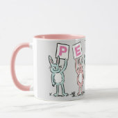 5 Letter-naam met Fun Rabbits-Mok Mok (Links)