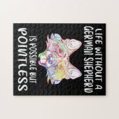 5 Leven zonder een Duitse herder is mogelijk, maar Legpuzzel (Horizontaal)