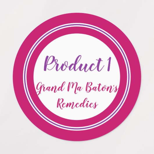 5 Lijnkleding KLEIN 0,75 inch Labels (Design 1)