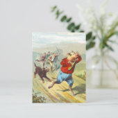 5 Little Pigs: It Cried Wee Wee Briefkaart (Staand voorkant)